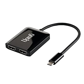 【中古】【輸入品・未使用】uptab - C (タイプC ) to 2-ports HDMI 4?Kアダプタマルチモニタースプリッタ 15,101円