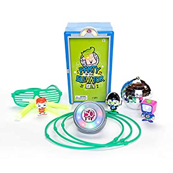【中古】【輸入品・未使用】FGTeeV パーティーインザエレベーター、色は異なる場合があります ユニークな家族の楽しいフィギュア ネオングラス 暗闇で光るネックレスとステ|スカイマーケットプラス