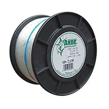 【中古】【インポート品・未当てはめる】ANDE A2-50C プレミアムモノフィラメント 2重量ポンド木管 50重量ポンド取り調べる せつ然たる仕上