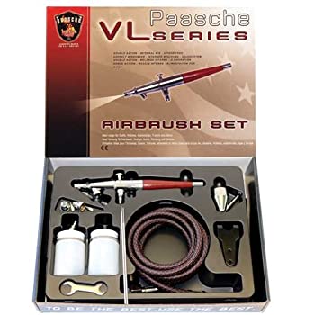 【中古】【輸入品・未使用】Paasche VLS-SET Double Action Siphon Feed Airbrush Set by Paasche Airbrush