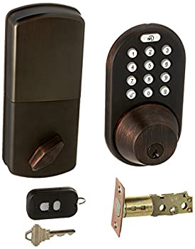 【中古】【輸入品・未使用】MiLocks XF-02OB デジタル デッドボルト ドアロック キーレスエントリー リモートコントロール キーパッドコード付き 屋外ドア用