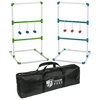 【中古】【輸入品・未使用】Tailgating Prosプレミアムラダートスゲームwith Bolos and Carryingケース