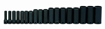【中古】【輸入品・未使用】Williams MS-12-18H 18-Piece 3/8-Inch Drive Metric Deep 6 Point Impact Socket Set by Williams｜スカイマーケットプラス