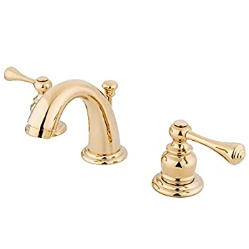 【中古】【輸入品・未使用】Kingston Brass KB912BL Vintage High Rise Mini Widespread Lavatory Faucet%カンマ% Polished Brass by Kingston Brass