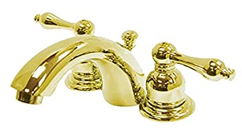 【中古】【インポート品・未当て嵌める】Kingston Brass KB942AL Two Handle 4 インチ. to 8 インチ. Mini Widespread Lavatory Faucet with Retail Pop-up