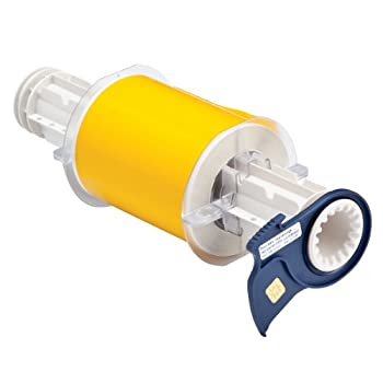 【中古】【輸入品・未使用】Brady 13539 PowerMark 50' Length x 4 Width%カンマ% B-580 Vinyl Film%カンマ% Yellow Indoor/Outdoor Tape by Brady