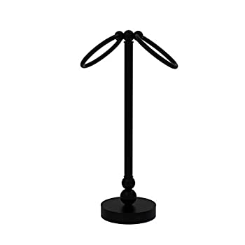 【中古】【輸入品・未使用】(Matte Black) - Allied Brass BL-53-BKM 15cm Towel Ring%ｶﾝﾏ% Matte Black
