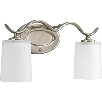 【中古】【輸入品・未使用】Progress Lighting P2019-09 Inspire Collection 2-Light Vanity Fixture%ｶﾝﾏ% Brushed Nickel by Progress Lighting
