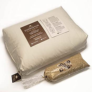【中古】【インポート品・未当て嵌める】Rejuvenation Pillow with Organic Millet Hulls and Natural Wool