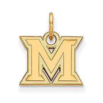【中古】【輸入品・未使用】マイアミExtra Small (3?/ 8インチ) ペンダント(10?Kイエローゴールド)