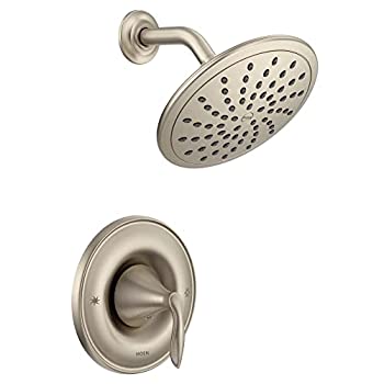 【中古】【輸入品・未使用】Moen Eva つや消しニッケル Posi-Temp シャワー蛇口トリム エコパフォーマンス レインシャワー シャワーヘッド バルブが必要 T2232EPBN