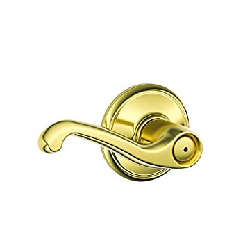 【中古】【輸入品・未使用】Schlage Flair プライバシーレバー regular F40FLA605 1