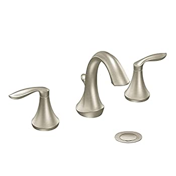 【中古】【輸入品・未使用】Moen T6420BN Eva 2ハンドル ハイアーク バスルーム用蛇口 バルブ無し .5 T6420BN 1