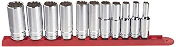 【中古】【インポート品・未当て嵌める】KD Tools KDT80563 11 Piece 0.33 Inch Drive 12 Point Deep Sae Socket Set