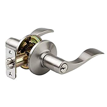 【中古】【輸入品・未使用】Master Lock WL0115 Wave Lever Keyed Entry Door Lock%ｶﾝﾏ% Satin Nickel by Master Lock