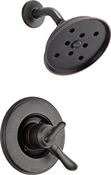 【中古】【輸入品・未使用】Delta T17294-RB Linden 1-Handle 1-Spray H2O kinetic Shower Faucet Trim Only in Venetian Bronze|スカイマーケットプラス