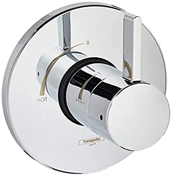 【中古】【輸入品・未使用】hansgrohe Ecostat S モダン ミニマリスト 簡単コントロール 1ハンドル 6インチ ワイド圧力バランスシャワーバルブトリム クロム 15739001