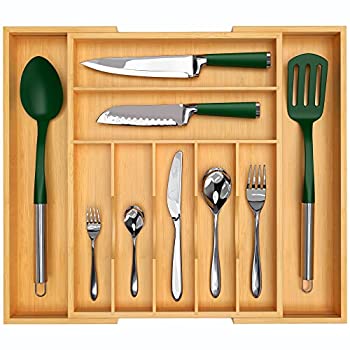 【中古】【輸入品・未使用】引き出しオーガナイザー Silverware Organizer ブラウン｜スカイマーケットプラス