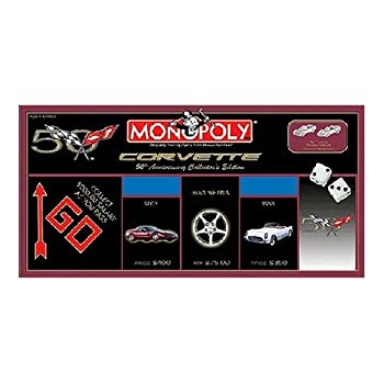 【中古】【インポート品・未当てはめる】USAopoly Corvette 50th Anniversary Collector\u0027s Edition Monopoly Board Game