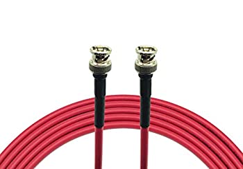 【中古】【インポート品・未当て嵌める】50?フィート av-cables 3?G / 6g 4?K 固定ディスク SDI Mini rg59?BNC有線テレビ???赤いこと