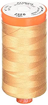 【中古】【輸入品・未使用】Aurifil Mako コットン糸 無地 50wt 1422ヤード ライトトースト
