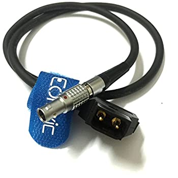 【中古】【輸入品・未使用】eonvic 18?%ﾀﾞﾌﾞﾙｸｫｰﾃ% Dtap to LEMO 2ピンBartech / Heden/Redrock/Movi電源アダプタケーブル(ピン01?POS