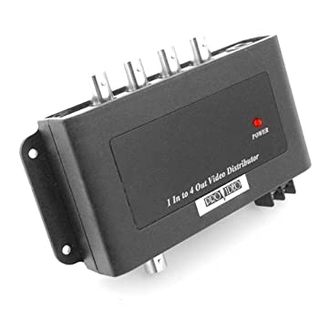 【中古】【輸入品・未使用】1 In/4 Out Video Distribution Amplifier 1 Input to 4 Output Video BNC Splitter by Speco｜スカイマーケットプラス