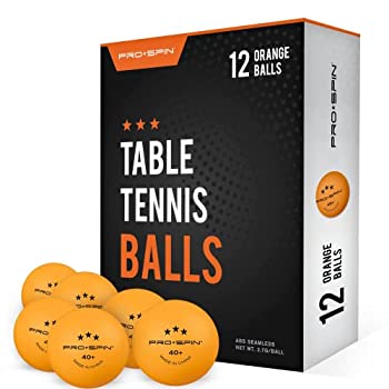 【中古】【インポート品・未当て嵌める】prospin-usa 40?粍 Ping Pong Balls???12容器に並べる???白いことまたはオレンジテーブルテニスボール 12-pack オレンジ色