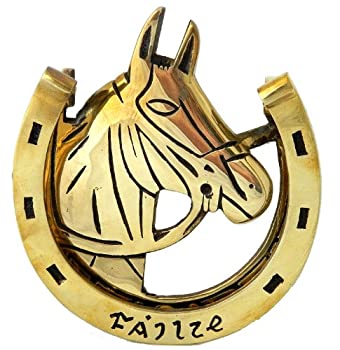 【中古】【輸入品・未使用】Brass Horse Door Knocker by Liffey Artefects
