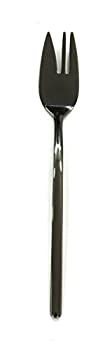 【中古】【輸入品・未使用】Mepra Due Oro Nero Cake Fork? [Box Of 6] Silver Tableware%ｶﾝﾏ% Dishwasher Safe Cutlery