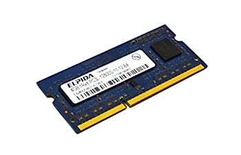 【中古】【輸入品・未使用】Elpida 4GB DDR3 メモリ SO-DIMM 204ピン PC3L-12800S 1600MHz EBJ40UG8EFU0-GN-F 11,158円