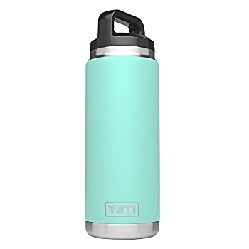【中古】【輸入品・未使用】YETI Rambler ランブラー タンブラー 26oz Vacuum Insulated Stainless Steel Bottle with キャップ Seafoam