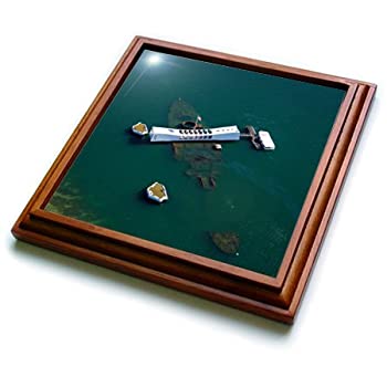 【中古】【輸入品・未使用】3dRose Pearl Harbor Uss アリゾナメモリアルオアフ島 ハワイ五徳 セラミックタイル付き 8 x 8インチ ナチュラル|スカイマーケットプラス