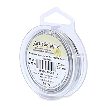 【中古】【輸入品・未使用】Artistic Wire 20-Gauge%ｶﾝﾏ% Stainless Steel%ｶﾝﾏ% 15-Yard by Beadalon