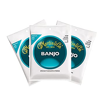 【中古】【輸入品・未使用】Martin V730 Vega Banjo Strings Med .010 - .023 - 3 Packs