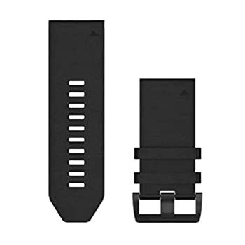 【中古】【インポート品・未当て嵌める】Garmin Quickfit ウォッチバンド ベント付き添い人炭素薄墨色 チタン腕輪