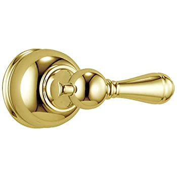 【中古】【輸入品・未使用】(Polished Brass) - Delta Faucet H715PB Single Metal Lever Handle Kit%ｶﾝﾏ% Polished Brass