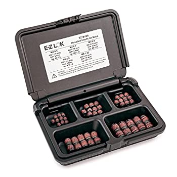 【中古】【輸入品・未使用】E-Z Lok Threaded Inserts for Metal; Assortment Kit; Carbon Steel; Metric Internal Threads%ｶﾝﾏ% M3-0.5%ｶﾝﾏ% M4-0.7%ｶﾝﾏ% M5-0.8%ｶﾝﾏ% M6-1