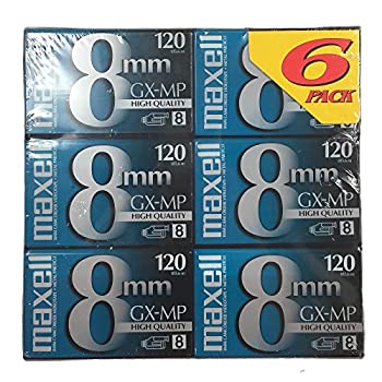 【中古】【インポート品・未当てはめる】Maxell 8?粍 gx-mp 120?videotapes（6容器に並べる）