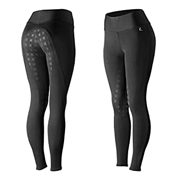 【中古】【輸入品・未使用】(Black(BL)%ｶﾝﾏ% 42) - Horze Juliet Women's Full Seat Riding Breeches HyPer Flex Tights