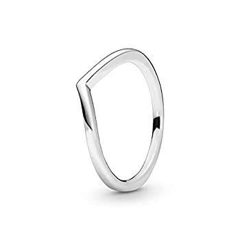 【中古】【輸入品・未使用】Pandora Jewelry ポリッシュウィッシュボーン スターリングシルバーリング