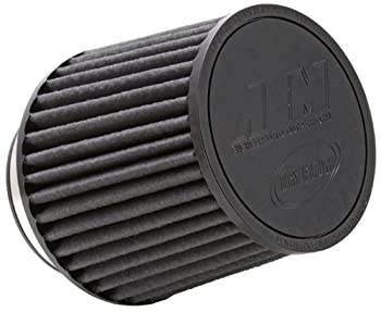 【中古】【輸入品・未使用】AEM ユニバーサルドライフロークランプオンエアフィルター 21-204BF フランジID 89mm 高さ133mm ベース152mm トップ130mm