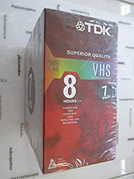 【中古】【インポート品・未当てはめる】TDK VHS T-160 8第四次元 7本容器に並べる