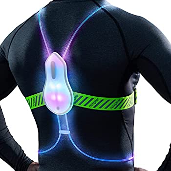 【中古】【輸入品・未使用】Tracer360 反射ベスト ランニングまたはサイクリング用 マルチカラーLED光ファイバー (メンズ レディース 調節可能 軽量 耐候ギア ジョギング サ