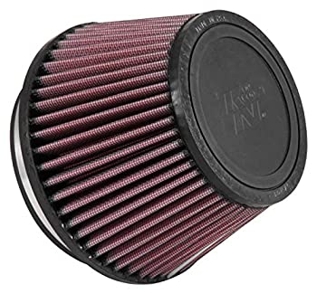 【中古】【輸入品・未使用】K&N ユニバーサルクランプオンエアフィルター: 高性能、プレミアム、洗濯可能、交換用フィルター: フランジ直径: 5インチ、フィルター高さ: 4.12