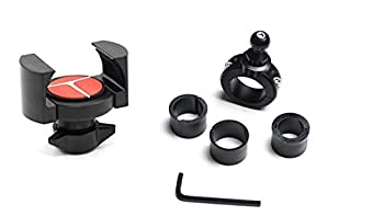 【中古】【輸入品・未使用】Techmount ユニバーサル規格 オートバイ用ハンドルバー取り付けキット&nbsp;スマートフォン/レーダー探知機/GPS/カメラ/ガレージドアオープナー/