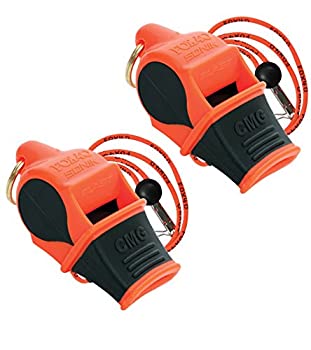 【中古】【インポート品・未当て嵌める】Fox 40 Sonik Blast 座布団 二十日鼠烏合の衆 運動競技 安全性のある 大音の大きさ呼び笛 同盟罷工一回り付き添い人 オレンジ色 \u0026 黒いこと (2容器に並べる)