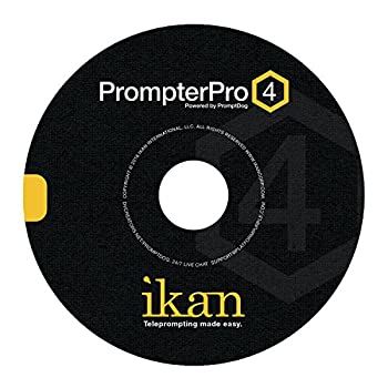 【中古】【輸入品・未使用】Ikan PrompterPro 4 テレプロンプトソフトウェア PC & Mac PrompterPro 4用 ブラック (PrompterPro 4)