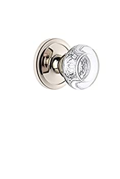 【中古】【輸入品・未使用】Grandeur 809977 Circulaire Rosette Dummy ボルドークリスタルノブ ポリッシュニッケル|スカイマーケットプラス