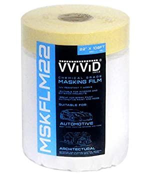 【中古】【インポート品・未当て嵌める】VViViD 舎密学品位 高耐久 ねばり着く磁気テープ ドレープマスキングフィルム プラスチックドロップクロス 22in x 108フート渦巻形